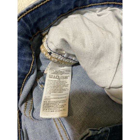 Gap Womens Skinny Sz 14R Blue Denim Jeans (34x29 Msrd) - Picture 11 of 11